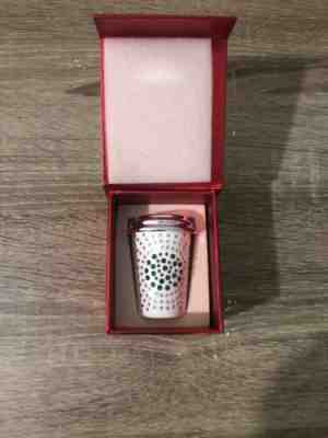 2014 STARBUCKS  SWAROVSKI  Christmas ORNAMENT in Orig Box Mint Rare discontinued - Sold on eBay Dec, 16th 2019 for $59.99