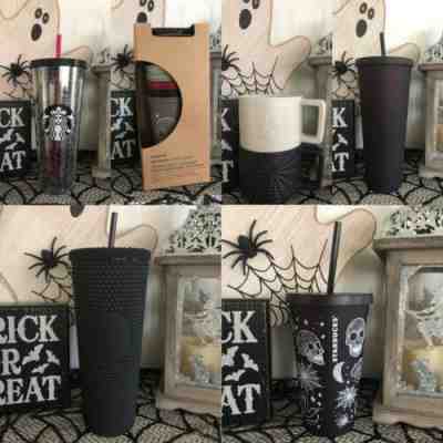 Starbucks Halloween 2019 - Huge Lot - 7 HTF Cups Tumblers Mugs Studded - Sold on eBay Dec, 16th 2019 for $220.00