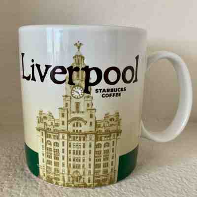 Starbucks Coffee Mug LIVERPOOL England UK Global Icon City Collector Series