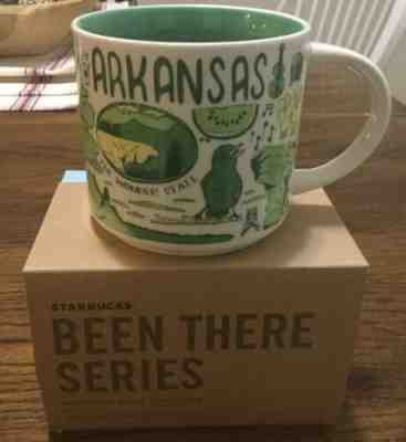 Starbucks 14oz Mug “Been There Series” Across The Globe Collection Arkansas - Sold on eBay Dec, 16th 2019 for $19.99