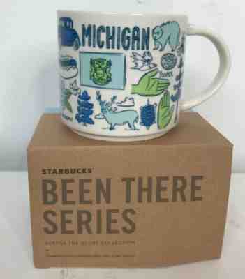Starbucks Been There Coffe Mug Michigan 14oz New NIB - Sold on eBay Dec, 16th 2019 for $36.88