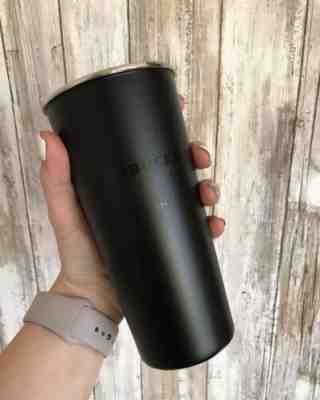 Starbucks Cold Brew Cup Matte Black 16 fl oz NEW ! - Sold on eBay Dec, 16th 2019 for $26.99