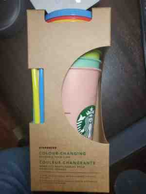 NEW Starbucks Color Changing Reusable Cold Cup Collection Pack - Sold on eBay Dec, 16th 2019 for $71.00