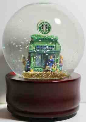 Starbucks Christmas Musical Snowglobe Seattle Pike Place Farmer's Market 1999 - Sold on eBay Dec, 15th 2019 for $39.99