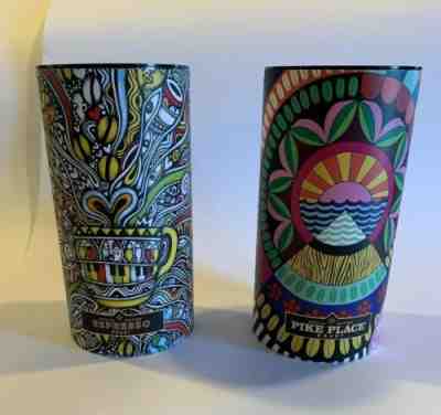 Lot Of 2 Starbucks Coffee Stories Canisters ONLY Jessie Katey Laolu Senbanjo - Sold on eBay Dec, 15th 2019 for $15.00