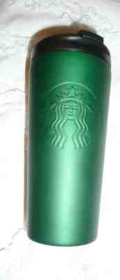 NEW 2015 Starbucks Coffee Metal Travel Tumbler Mug GREEN mermaid  - Sold on eBay Dec, 15th 2019 for $25.00