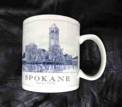 Starbucks Spokane Washington 2008 Coffee Mug Architecture Series 18 oz Mug - Sold on eBay Dec, 15th 2019 for $29.10