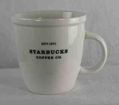 Starbucks Coffee Estd 1971 White Barista Cup 2001 Siren Logo 16 oz - Sold on eBay Dec, 15th 2019 for $22.88