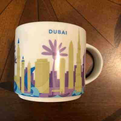 Starbucks Mug You Are Here DUBAI Camel Umbrella 2017 ~ 14 oz. Mint! ~ - Sold on eBay Dec, 15th 2019 for $34.95