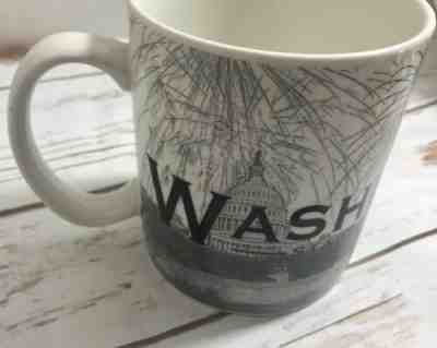 STARBUCKS BARISTA 2002 SKYLINE SERIES ONE WASHINGTON DC COFFEE MUG CUP 18oz - Sold on eBay Dec, 15th 2019 for $19.92