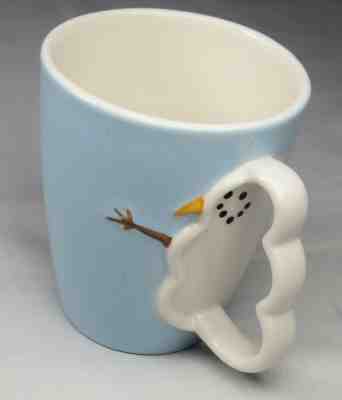 Starbucks Barista Coffee Tea Mug Cup 2003 Snowman 3D Handle Holidays Christmas  - Sold on eBay Dec, 15th 2019 for $23.69