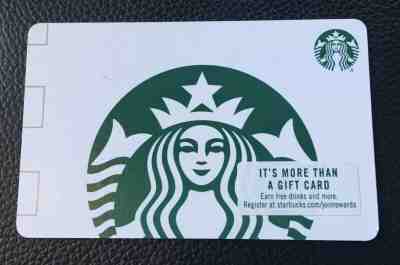 Starbucks Gift Card 25.00 Value - Sold on eBay Dec, 15th 2019 for $21.00