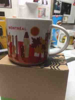 NIB WITH SKU STARBUCKS MONTREAL, CANADA You Are Here (YAH) 14 Oz Mug. VHTF - Sold on eBay Dec, 15th 2019 for $29.00
