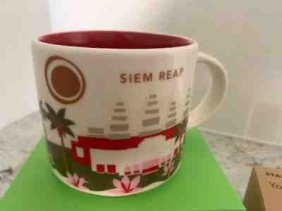 Starbucks Siem Reap Angkor Wat Cambodia You Are Here Mug 14oz Cup YAH Series NIB - Sold on eBay Dec, 15th 2019 for $23.00