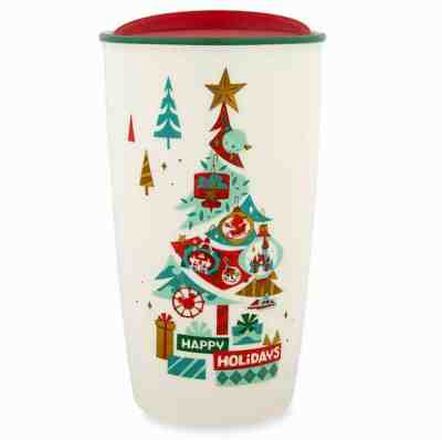 Disney Parks Happy Holidays Starbucks Coffee Tumbler Travel Mug New - Sold on eBay Dec, 15th 2019 for $34.95