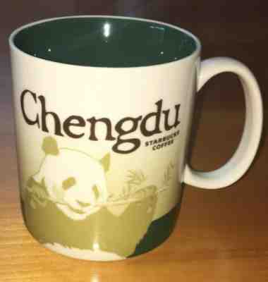 Starbucks Global Icon Chengdu China Panda Coffee Mug 16oz 2015 - Sold on eBay Dec, 15th 2019 for $19.99