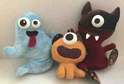 Starbucks Halloween Pals Monsters Plush Set of 3 NEW - Sold on eBay Dec, 14th 2019 for $39.99