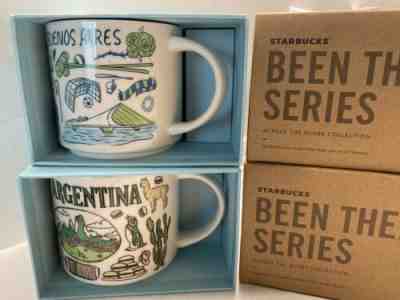 2 x NWT 2019 Starbucks Argentina Buenos Aires Been There Series Coffee Mug 14 Oz - Sold on eBay Dec, 14th 2019 for $79.99
