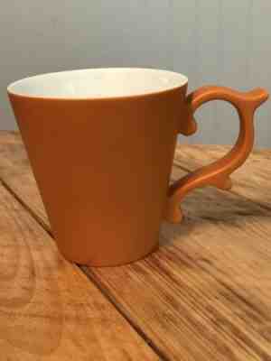 Starbucks Teavana Rococo Scroll Handle Tazo Coffee Mug Burnt Orange 2012 - Sold on eBay Dec, 14th 2019 for $24.99
