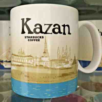 DISCONTINUED 16oz Starbucks Coffee Global Icon City Mug RUSSIA KAZAN 2016 NEW! - Sold on eBay Dec, 14th 2019 for $31.99