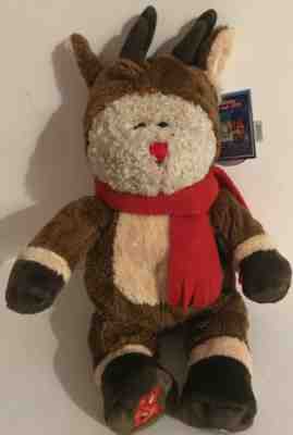 Starbucks Rudolph Reindeer Bearista 2003 28th Edition Christmas Plush Bear NEW - Sold on eBay Dec, 14th 2019 for $24.99