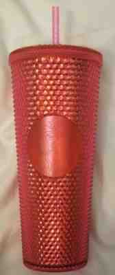 2019 Holiday STARBUCKS Venti Red Studded Collectors Cup 24oz, limited edition  - Sold on eBay Dec, 14th 2019 for $27.99