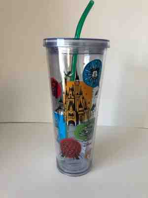 New! Disneyland Starbucks Disney Parks Cold Cup Tumbler Venti 24 oz 2017 - Sold on eBay Dec, 15th 2019 for $44.99