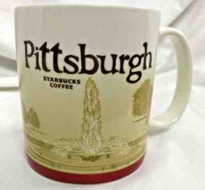 Starbucks Pittsburgh PA City Icon 2011 Collector Series Coffee Tea Mug Cup 16oz - Sold on eBay Dec, 15th 2019 for $29.95