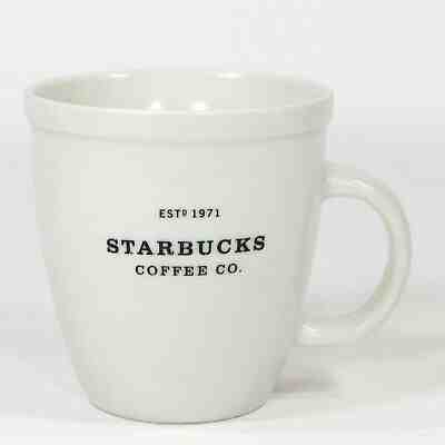 Starbucks Barista ABBEY 16oz Mug Cup 2001 White Coffee Company Estd 1971 Abby - Sold on eBay Dec, 15th 2019 for $19.95