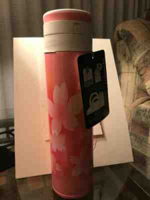 Starbucks tumbler Japanese Sakura 2019 On-Touch Stainless Bottle 450ml bottle - Sold on eBay Dec, 13th 2019 for $78.00