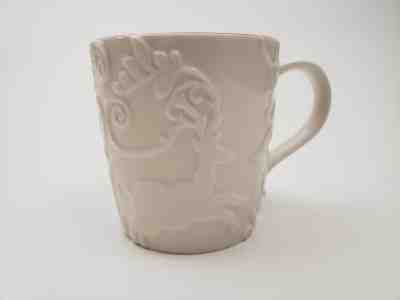 Starbucks New Bone China Embossed Reindeer Christmas Holiday Mug 2009 - Sold on eBay Dec, 13th 2019 for $19.84