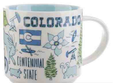 NEW!!! Starbucks COLORADO Been There 14 Oz Mug - Sold on eBay Dec, 13th 2019 for $16.95