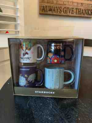 New Starbucks Korea Demi Mug Set 4 Espresso Tradional Limited Edition - Sold on eBay Dec, 12th 2019 for $28.00
