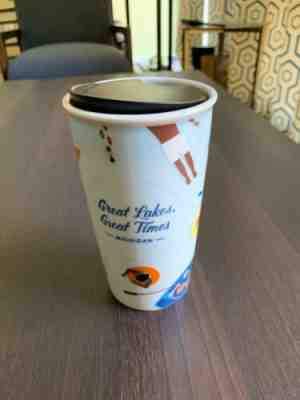 Starbucks Michigan Great Lakes Great Times Limited 12oz Travel Cup Mug Tumbler - Sold on eBay Dec, 12th 2019 for $24.99