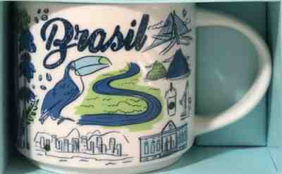 NEW!!  Starbucks BRASIL Been There Series 14Oz mug.