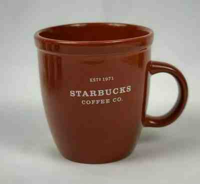 2001 Starbucks Barista Mug Coffee Tea Cocoa Large 18 oz Cup Red White Est 1971  - Sold on eBay Dec, 12th 2019 for $24.99