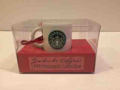 Starbucks Coffee Mug 1999 Christmas Ornament NIB - Sold on eBay Dec, 12th 2019 for $15.00