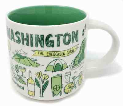 Starbucks Washington Been There Series 14oz Ceramic Mug - Sold on eBay Dec, 12th 2019 for $28.60