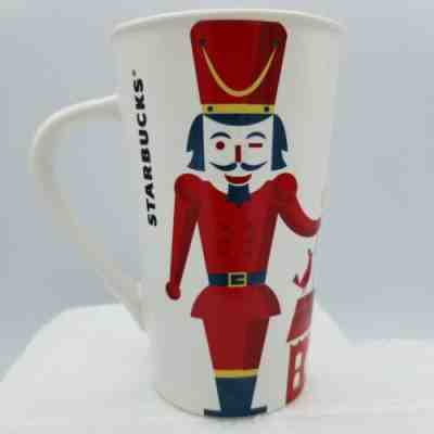 Starbucks 16oz Coffee Mug Toy Soldier Nutcracker Holiday Christmas Tall Cup 2012 - Sold on eBay Dec, 12th 2019 for $15.00