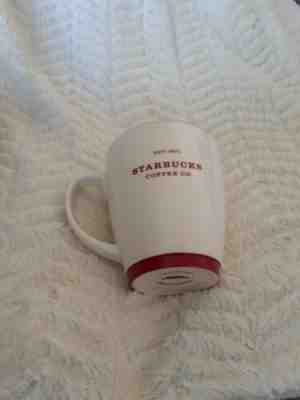 Starbucks Mug ~ Coffee ~ Tea ~ White Cup ~ Red Lettering ~ Starbucks Coffee Co~ - Sold on eBay Dec, 12th 2019 for $20.00