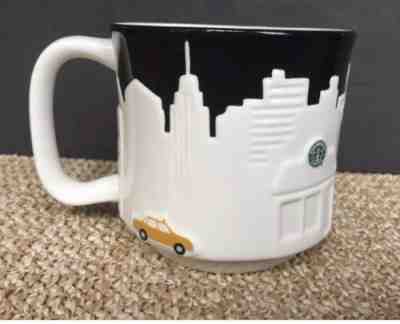 Starbucks 2010 New York City Skyline Taxi 18 oz Bone China Coffee Mug - Sold on eBay Dec, 10th 2019 for $21.98