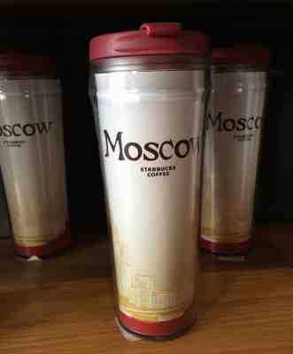 NEW!!! 12oz 355ml Starbucks Coffee Russia Moscow Tumbler Holder - Sold on eBay Dec, 18th 2019 for $27.99