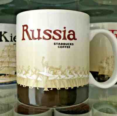 DISCONTINUED 16oz Starbucks Coffee Global Icon Series City Mug Russia WITH SKU - Sold on eBay Dec, 18th 2019 for $24.99