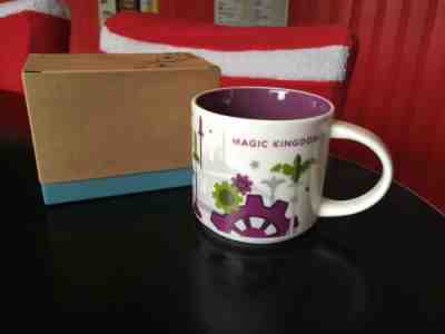 NIB NEW STARBUCKS DISNEY PARKS YAH YOU ARE HERE COLLECTION MAGIC KINGDOM MUG - Sold on eBay Dec, 18th 2019 for $19.99