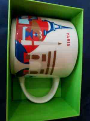 Starbucks Paris France Mug Cup Country City You Are Here Collection 14oz NEW NIB - Sold on eBay Dec, 18th 2019 for $40.00