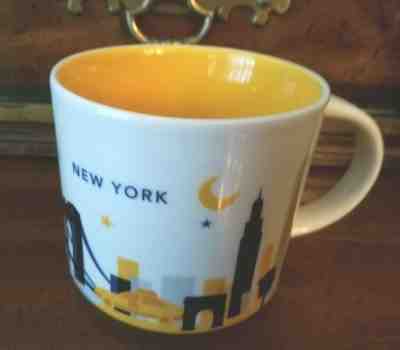 STARBUCKS "You Are Here" Collection / NEW YORK / RETIRED / City Mug - Mint Cond - Sold on eBay Dec, 18th 2019 for $20.90