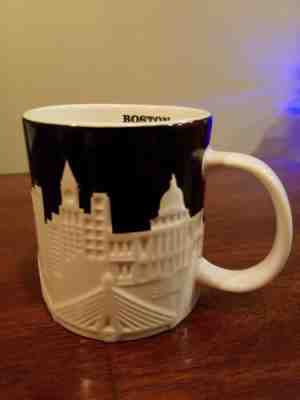 NEW Starbucks Boston Relief Collector Series Boston Skyline Coffee Tea Mug 16oz - Sold on eBay Dec, 18th 2019 for $25.99