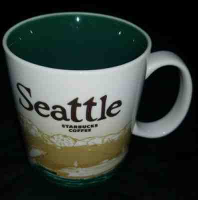 Starbucks 2010 SEATTLE Global City Icon Collector Series 16 oz Coffee Mug - Sold on eBay Dec, 17th 2019 for $26.95