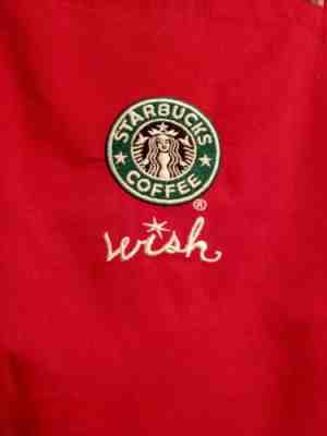 Starbucks Rare Holiday Wish Red Apron NEW! - Sold on eBay Dec, 17th 2019 for $30.00