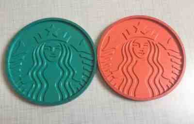 Starbucks Holiday Red Green Siren Logo Recycled Coffee Grounds Coasters -No Card - Sold on eBay Dec, 17th 2019 for $16.99